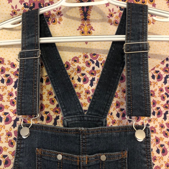 Short Denim Overalls - Picture 2 of 6
